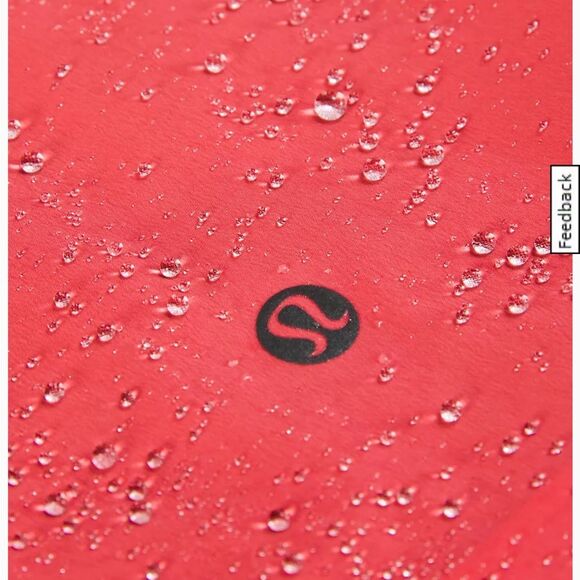 NWT Lululemon Windbreaker Pale Raspberry Size 10 waterproof - Picture 6 of 6